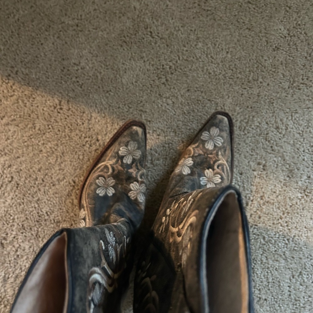 Embroidered Western Cowboy Boots - image 2